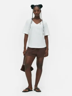 V-Neck Short Sleeve T-Shirt|Primark Online