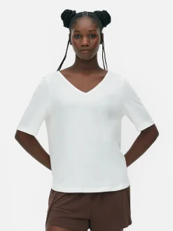 V-Neck Short Sleeve T-Shirt|Primark Online