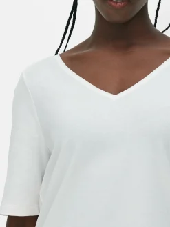 V-Neck Short Sleeve T-Shirt|Primark Online