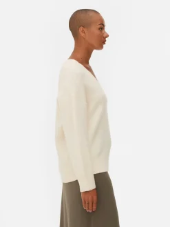 V-neck Sweater|Primark Hot