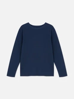 Waffle Long Sleeve T-Shirt|Primark Discount