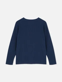 Waffle Long Sleeve T-Shirt|Primark Discount