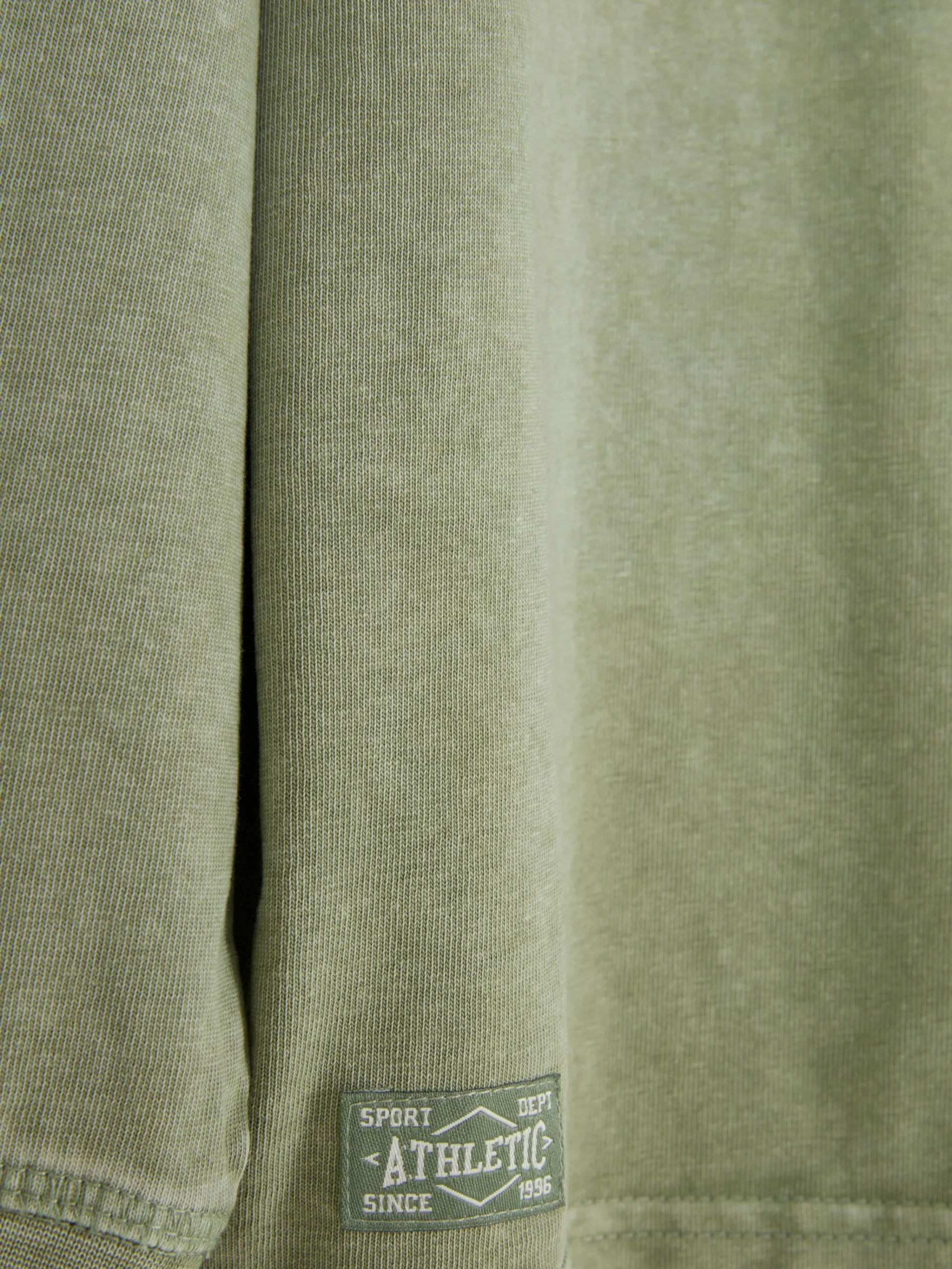 Washed Long Sleeve T-Shirt|Primark