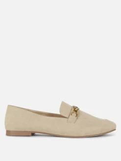 Wide Fit Chain Detail Loafers|Primark New