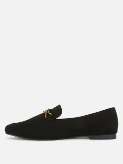 Wide Fit Chain Detail Loafers|Primark Sale