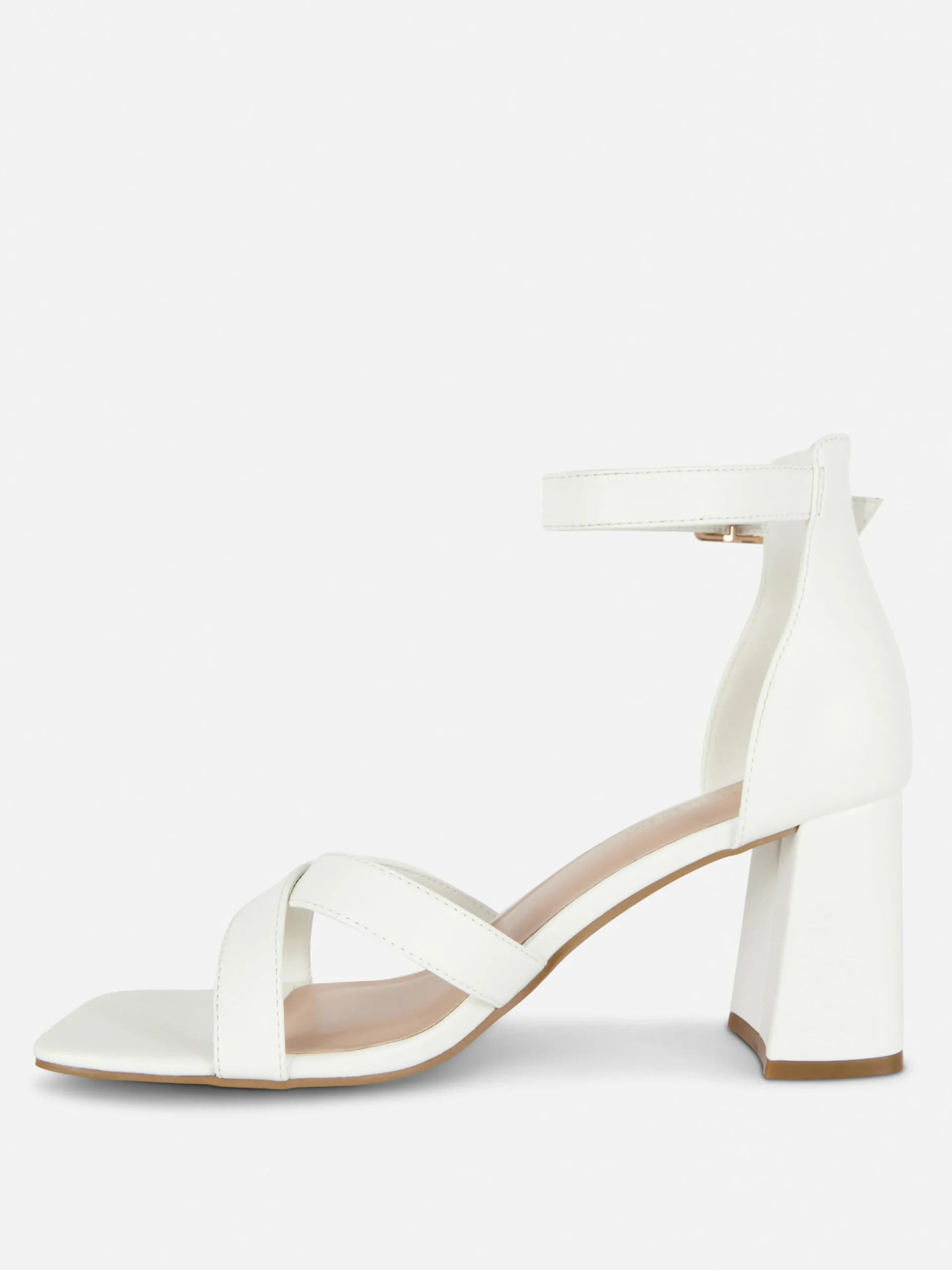 Wide Fit Cross Strap Heels|Primark Sale