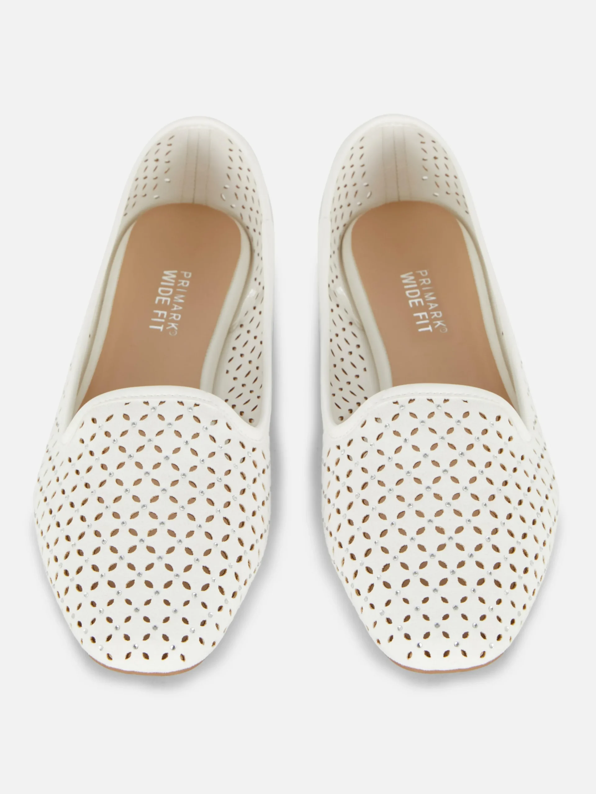 Wide Fit Laser Cut Flats|Primark Online
