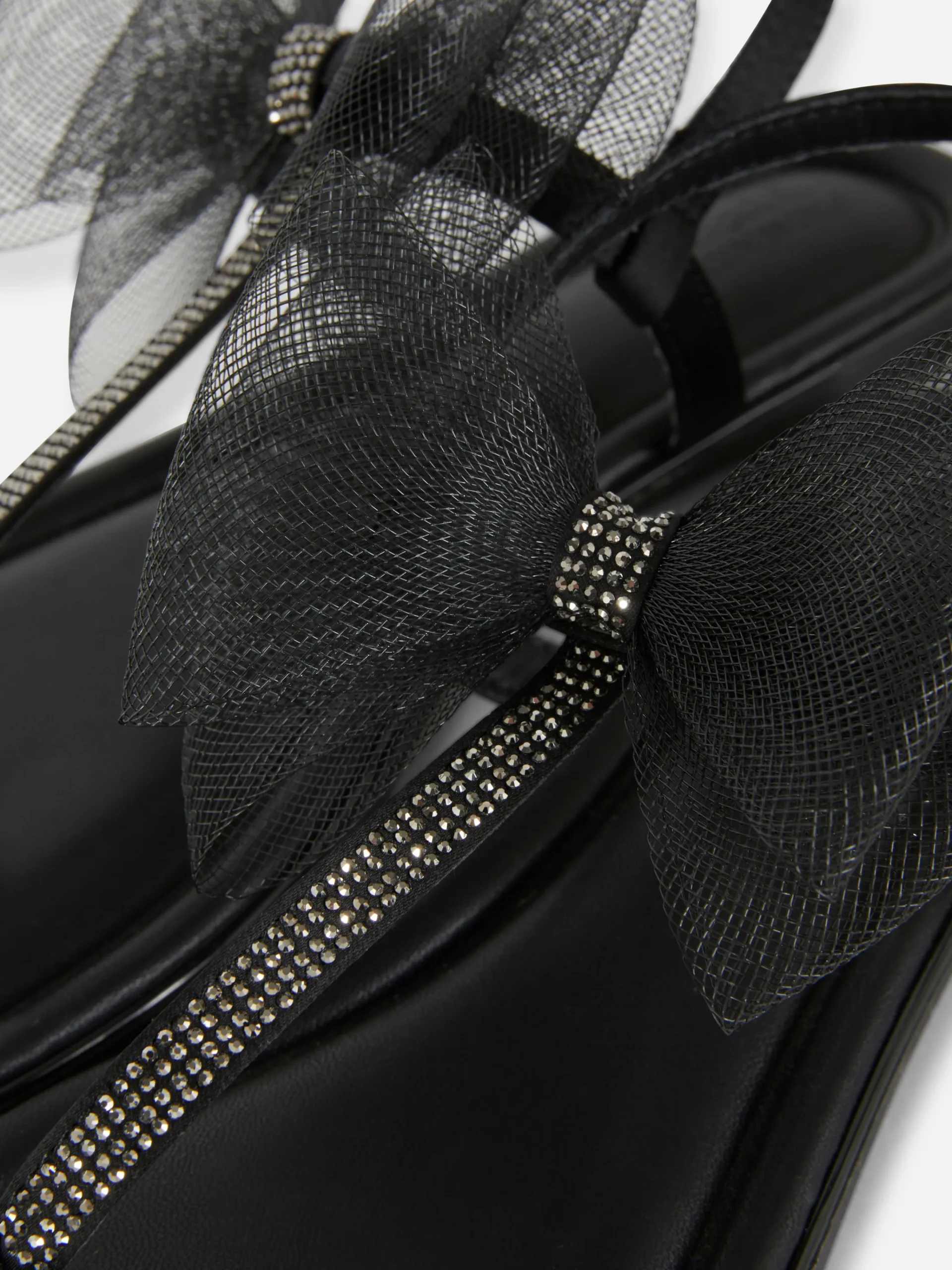 Wide Fit Mesh Bow Sandals|Primark Sale