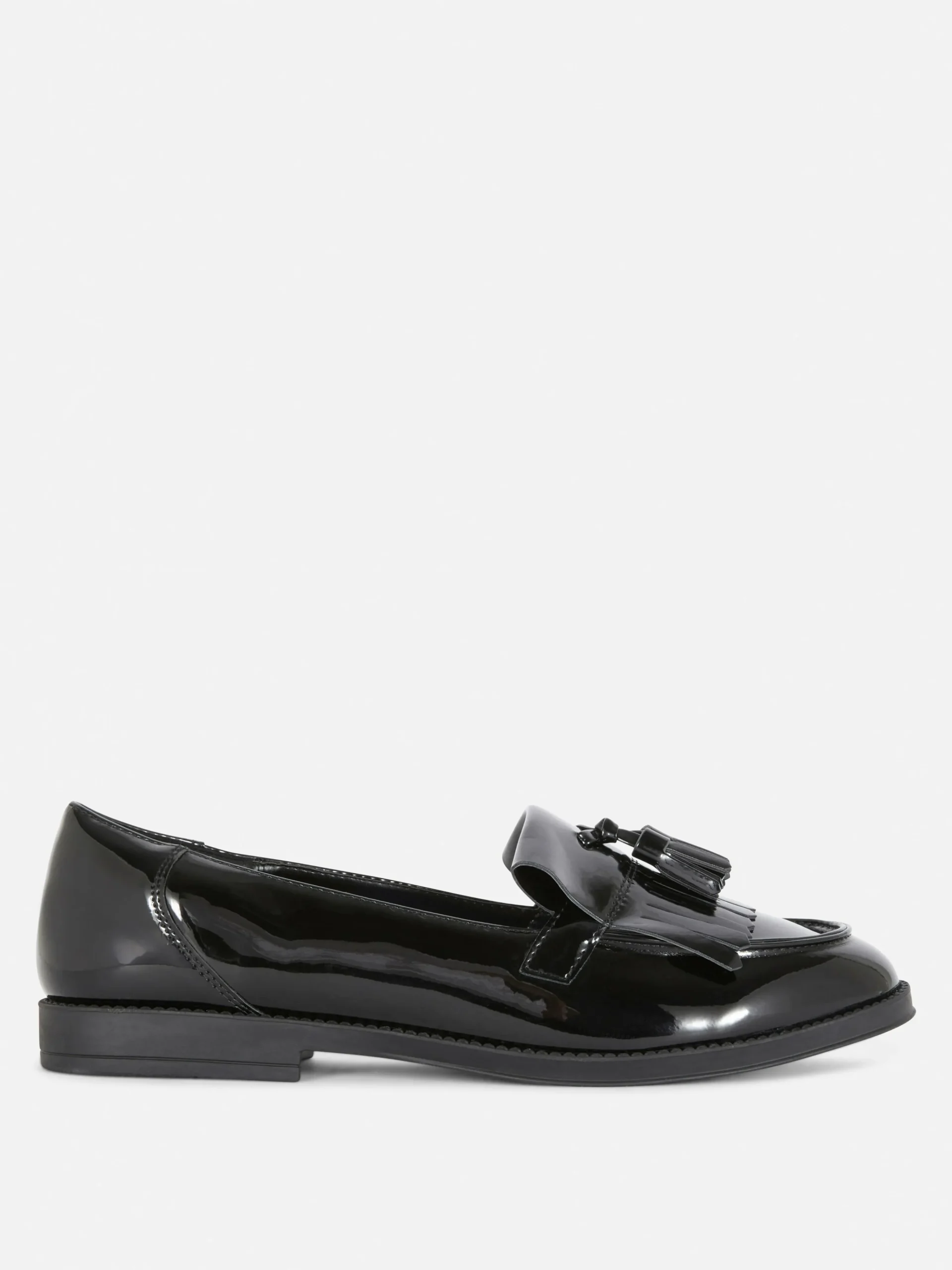 Wide Fit Patent Tassel Loafers|Primark Best