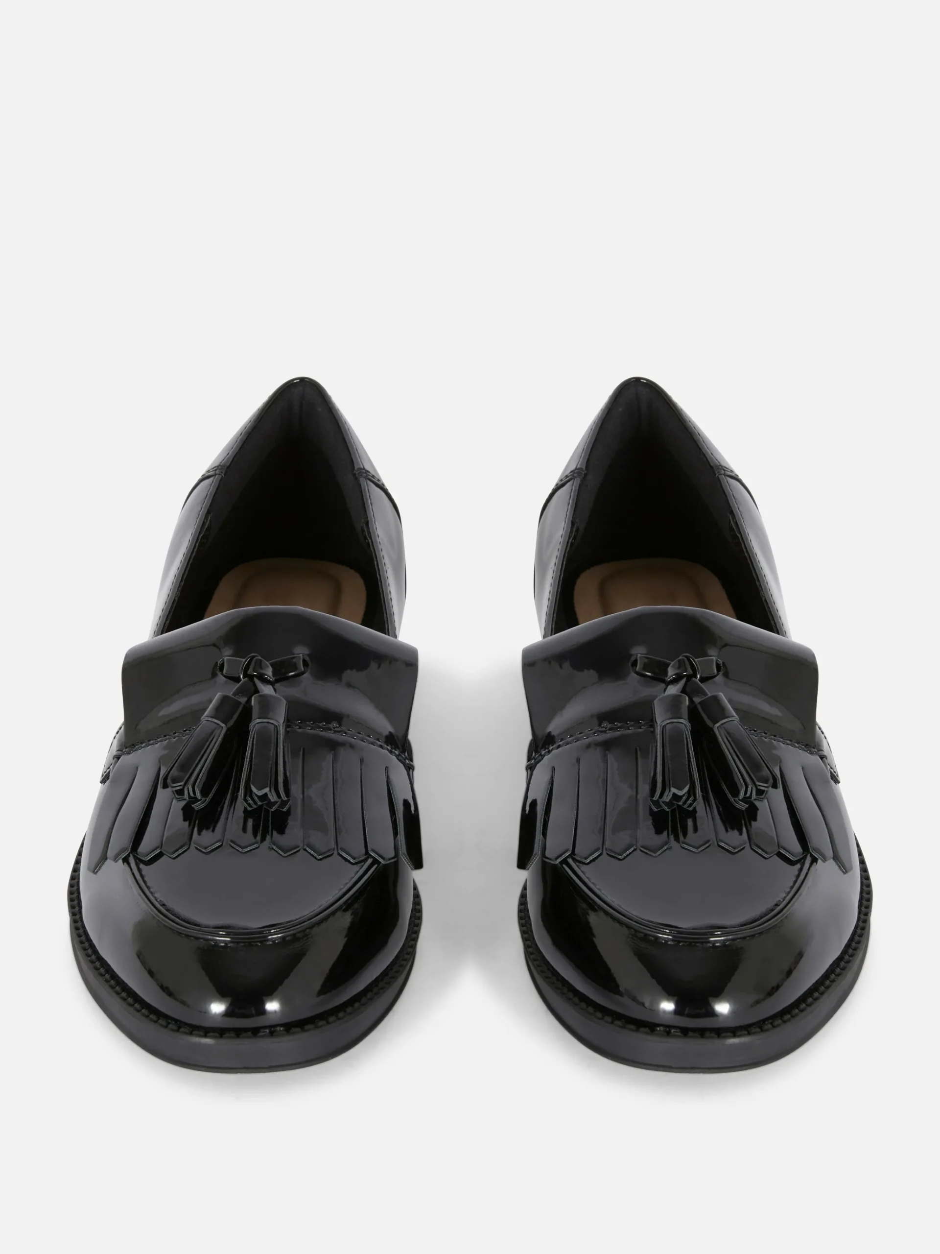 Wide Fit Patent Tassel Loafers|Primark Best