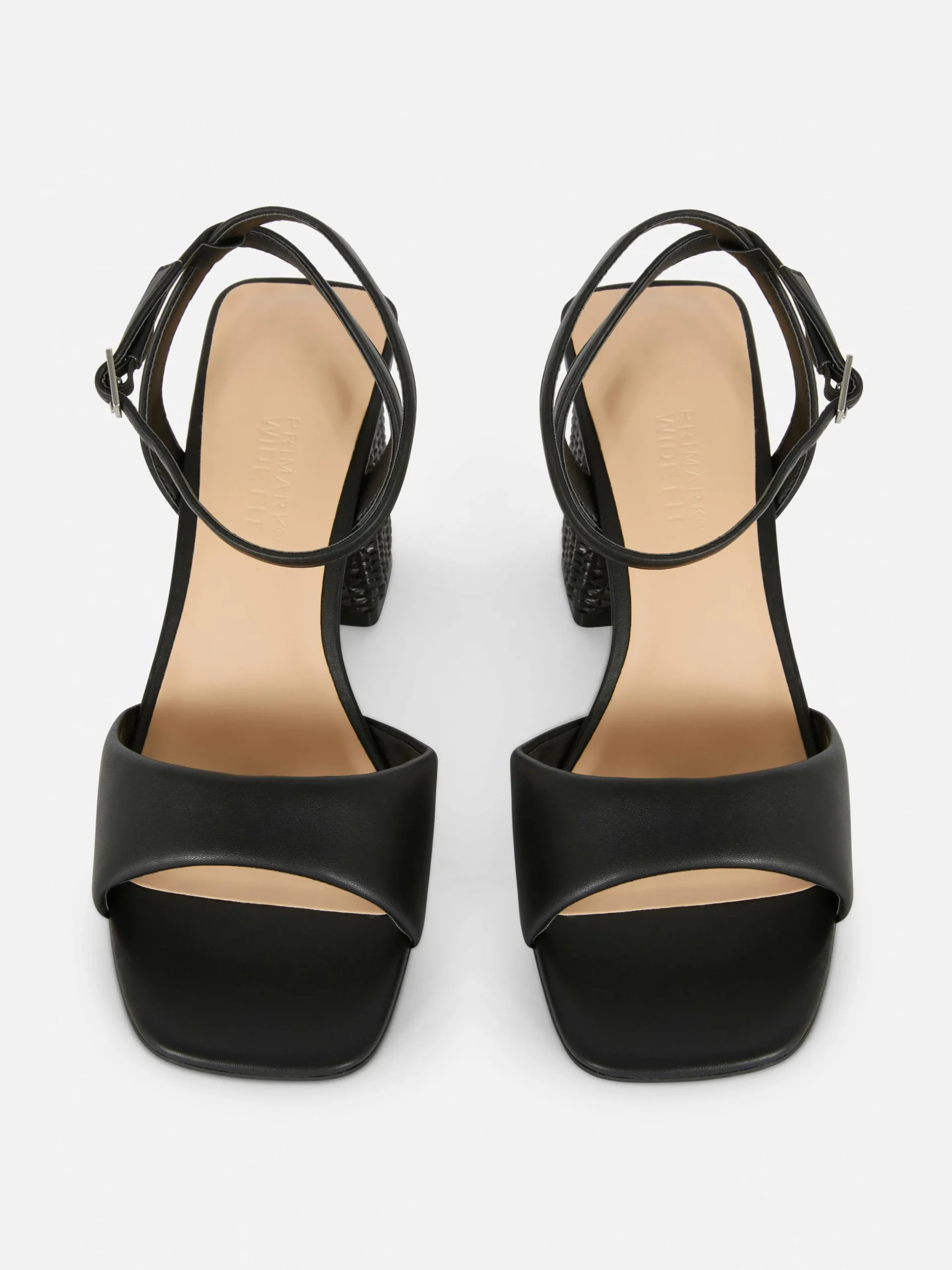 Wide Fit Raffia Heeled Sandals|Primark Hot