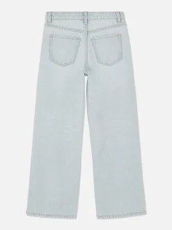 Wide Leg Slit Denim Jeans|Primark Best