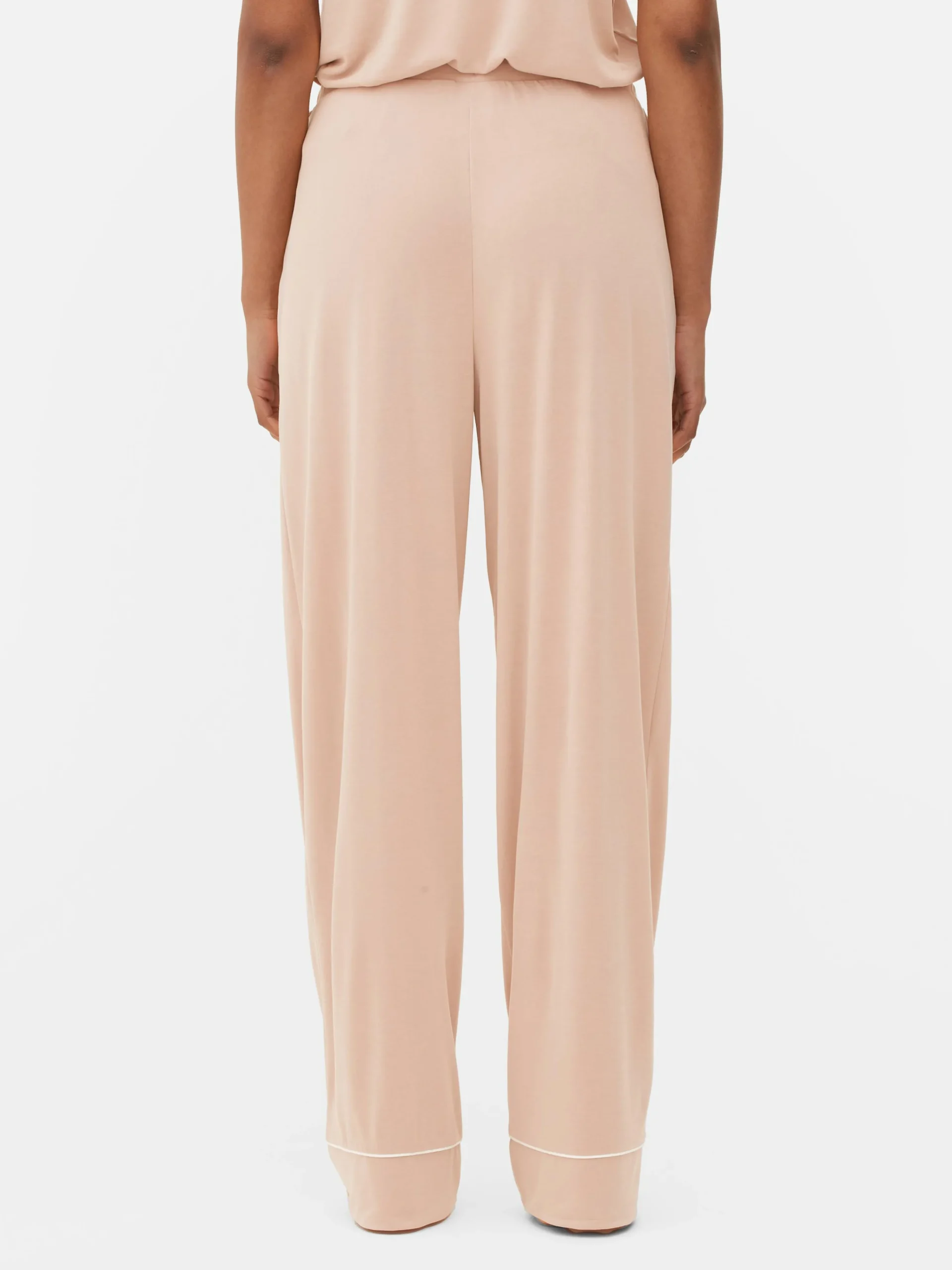 Wide-Leg Jersey Pajama Bottoms|Primark Best
