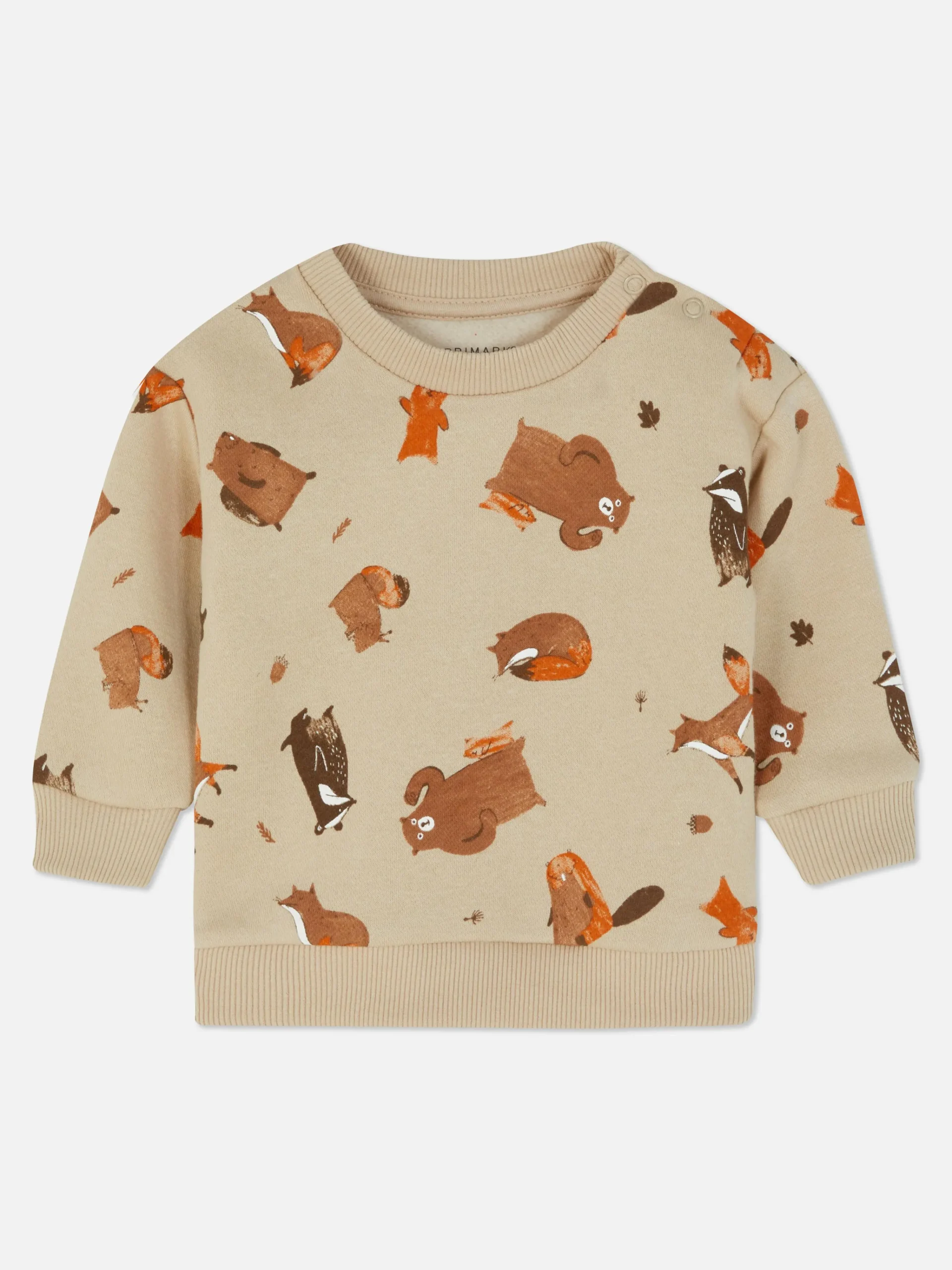 Woodland Animal Crew Sweatshirt|Primark Sale