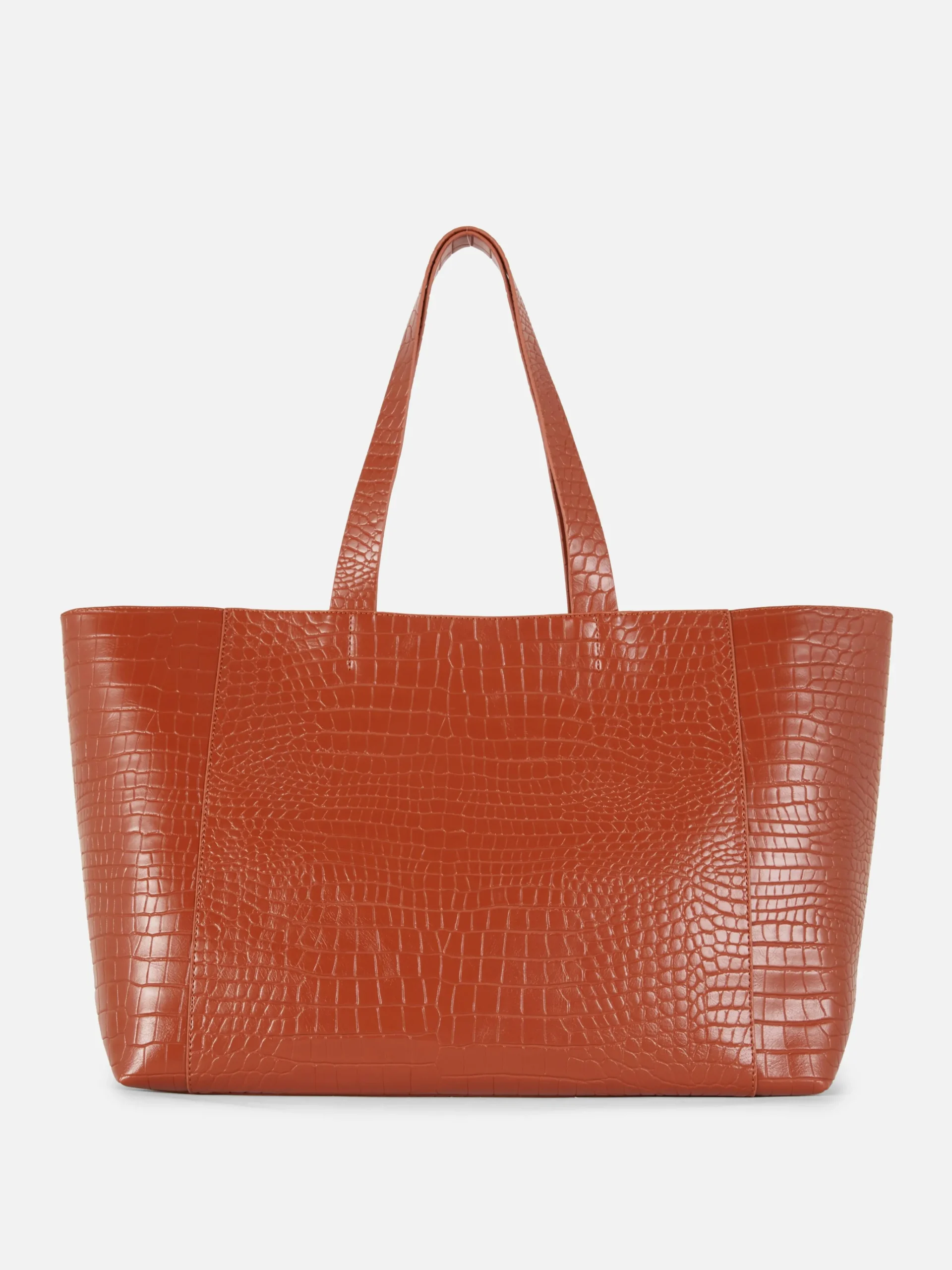 XL Mock Croc Shopper|Primark Best