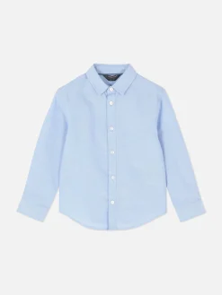 Younger Boy Long Sleeve Oxford Shirt|Primark Online