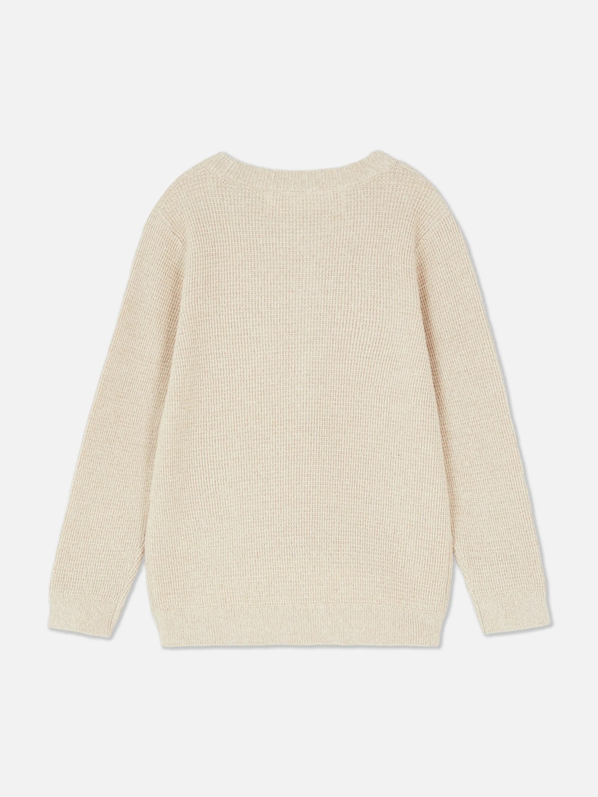 Younger Boy Waffle Knit Sweater|Primark Outlet
