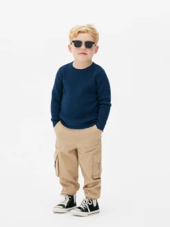 Younger Boy Waffle Knit Sweater|Primark Sale