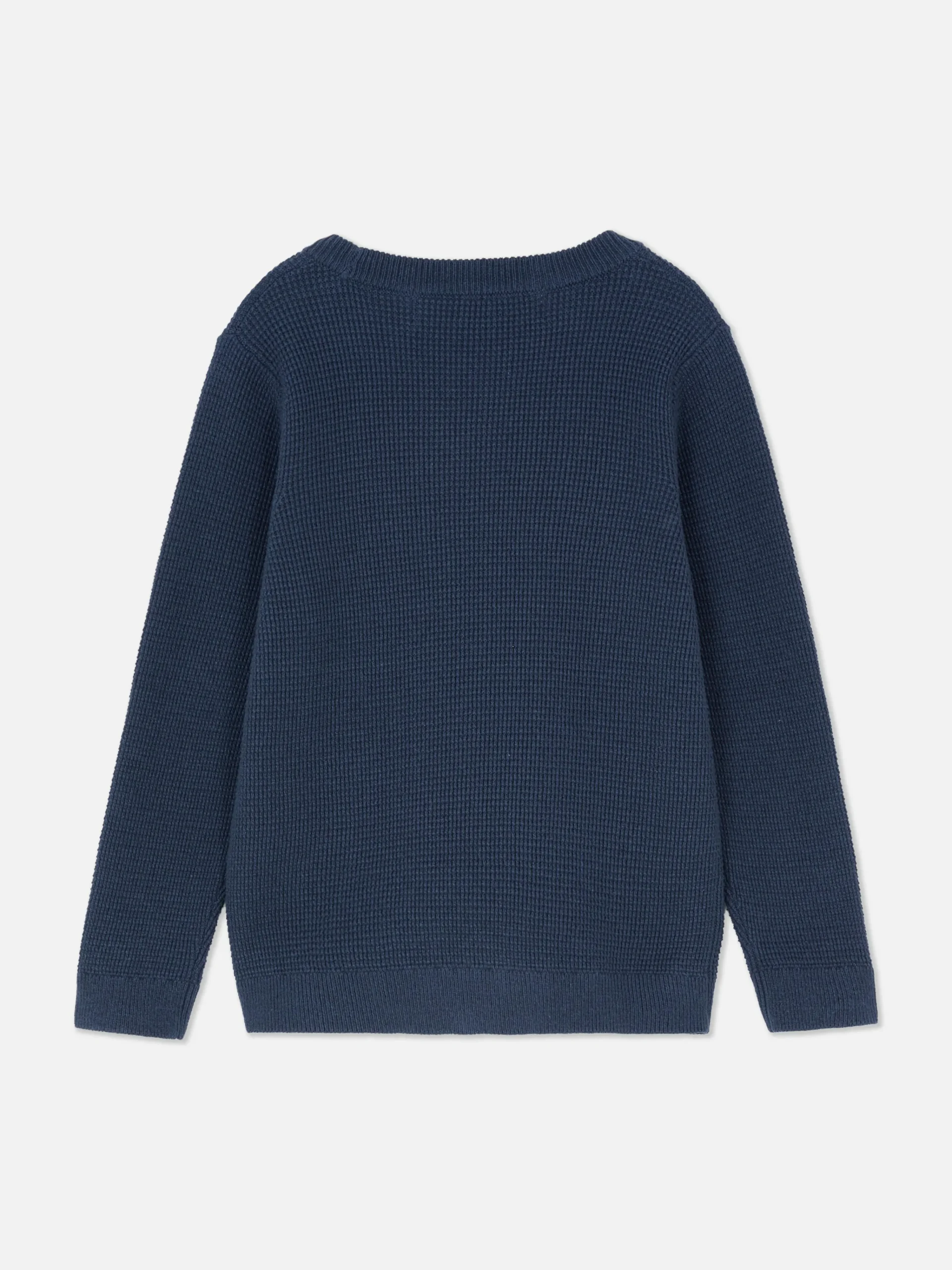 Younger Boy Waffle Knit Sweater|Primark Sale